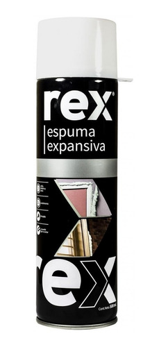 Espuma De Poliuretano Con Aplicador Tarro 500 Ml Rex