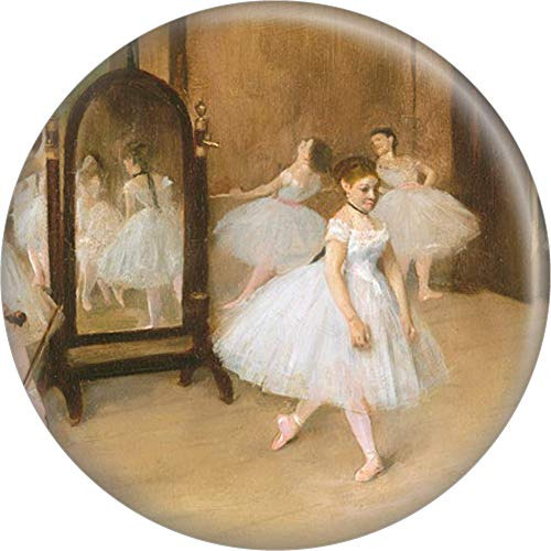 Edgar Degas - Bailarinas - La Clase De Baile - Mapa Redondo