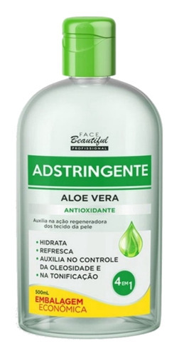 Adstringente Antioxidante Hidrata Refresca Aloe Vera 500ml