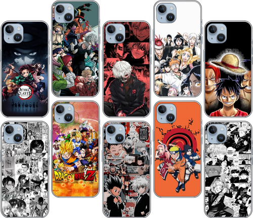 Forro Estuche Prediseñados Anime iPhone/samsung/tecno 