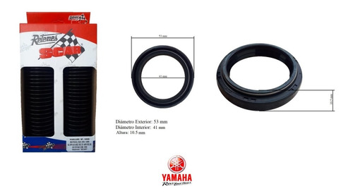 Fuelle Suspensión Delantera + Retenes Yamaha Xtz Tenere 750