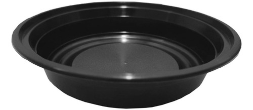 Contenedor Circular 24oz, Topper Wow, 150jgos, Pp Reciclable Color Negro