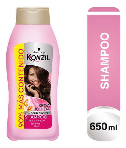 Shampoo Konzil Seda Liqu 650ml - mL a $37