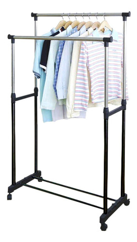 Rack Negro Doble Ajustable