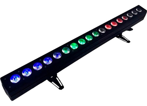 Ribalta Led 18 Leds Rgbw Quadriled Dmx Efeito De Luz 127/220v