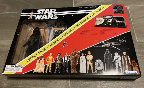 Star Wars The Black Series 6 Darth Vader 40th Legacy Pack