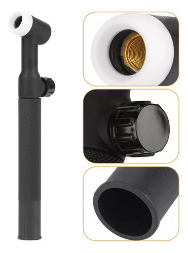 Cabeça De Tocha De Soldagem Wp-17v Tig, Corpo Flexível