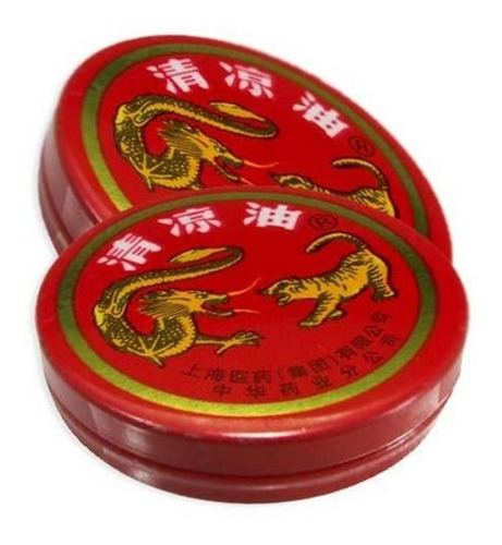 2 Pomadas Chinesa Para Dor Legítima Tigre Dragão Original