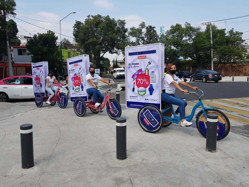 Imagen 8 de 10 de Bicicletas Publicitarias Publicidad Bici Vallas Edecan