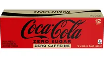 Comprar Coca Cola Zero Sugar Zero Caffeine 12 Pack 355ml 