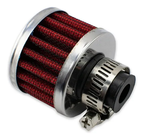 comprar Mini Filtro De Aire Aceite Alto Flujo Universal Rojo