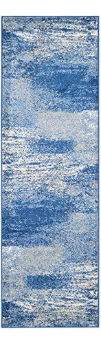 Safavieh Adirondack Collection 2'6  X 8' Plata / Azul Xbyws