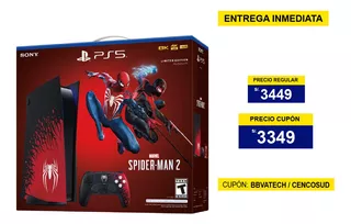 Consola Playstation 5 Marvel Spider Man 2 Limited Edition