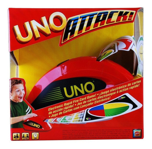 Uno Attack Rapid Fire Jogo De Cartas Para 2-10 jogadores