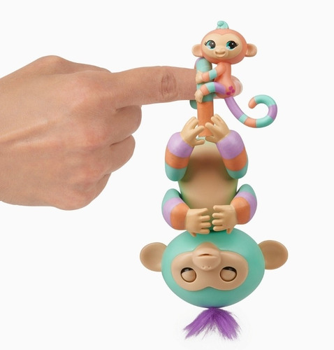 Wowwee Fingerlings Baby Monkey & Mini Bffs Danny & Gianna