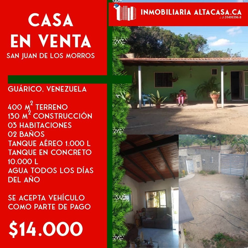 Imagen 2 de 13 de Altacasa Vende Excelente Casa - San Juan De Los Morros, Guárico