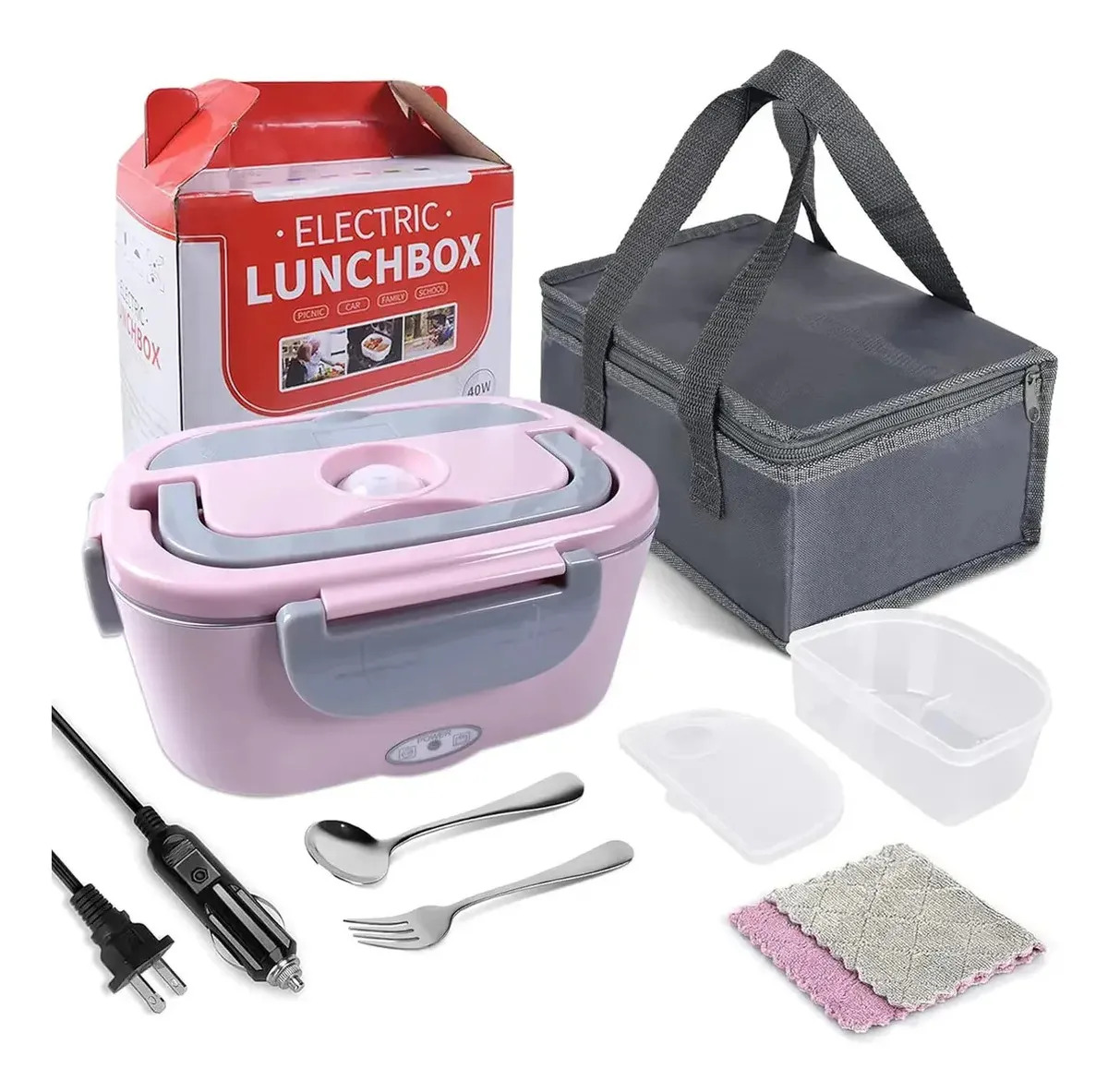 1.5l Lanchero Eléctrico Portátil Rosa
