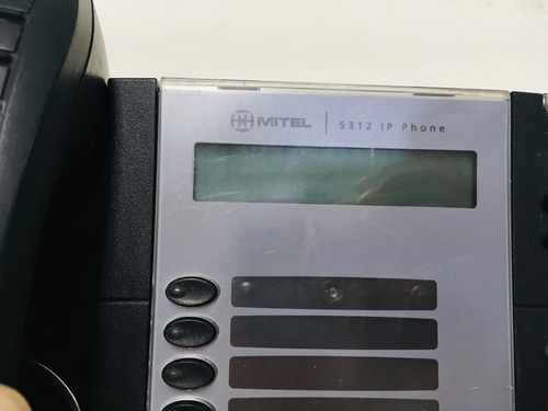 Aparelho De Telefone Mitel 5312 Ip - Sem Fonte Poe(kit 5) (Usado)