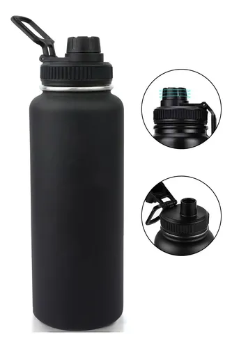 1200ml Garrafa Térmica Isolada A Vácuo Água Gelada E Café - R$ 52,37