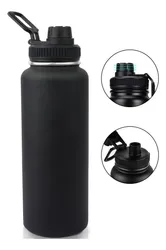Garrafa Térmica Isolada a Vácuo 1200ml para Água Gelada e Café