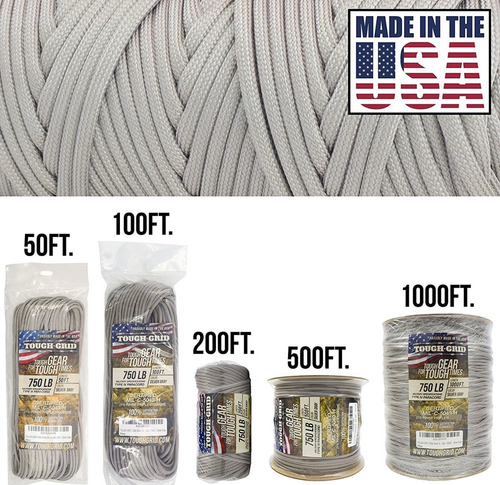 Imagen 8 de 10 de Cuerda Paracord De Nylon De 30 Mts Tough - Grid