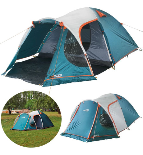 Barraca Camping 4 A 5 Pessoas Coluna D Água 2500mm Indy