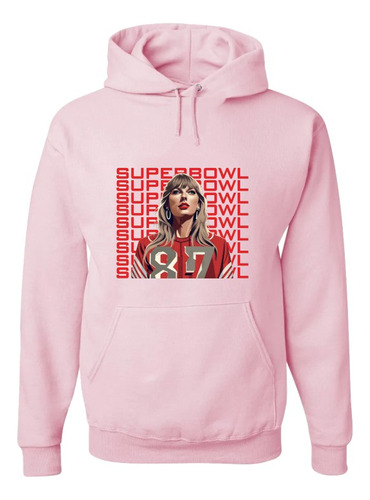 Sudadera Hoodie Pastel Taylor Swift Super Bowl Swifties 87