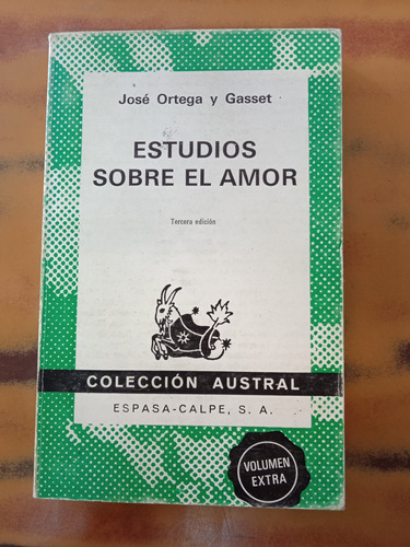 Estudios Sobre El Amor-josé Ortega Y Gasset