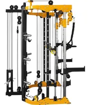 Comprar Multifuncion Smith Multigym Machine-case Bk G-fitness Estructura Negro Tapizado Negro