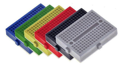 5x Mini Protoboard 170 Pontos Breadboard Para Arduino