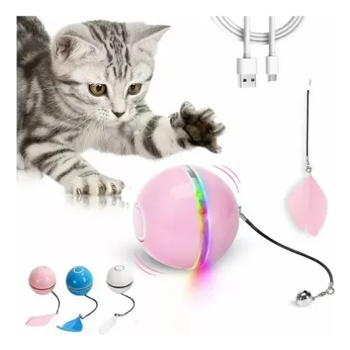Roundi Ball Juguete Giratorio Con Láser Para Gato