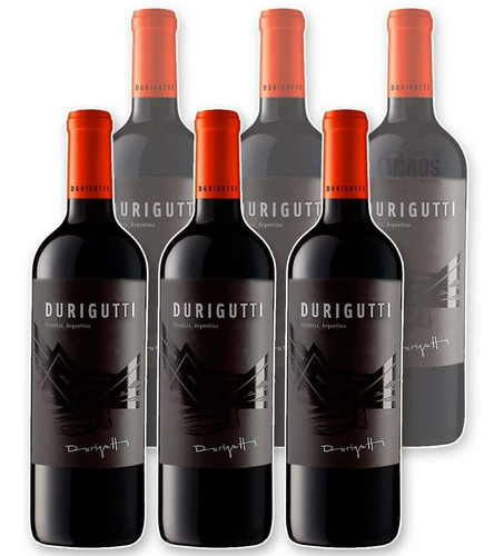 Vino Durigutti Etiqueta Negra Malbec 750ml Caja X6