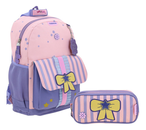 Kit Mochila Lonchera Lapicera Chenson Gurlic Hg70387-p Rosa Mochila Lapicera