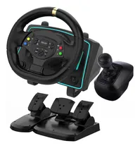 Comprar Volante De Carreras Para Pc Y Consolas Con Pedales Y Palanca