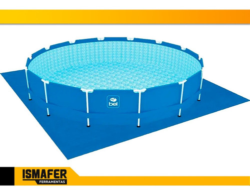 Piscina 16000 Litros Com Cobertura Lona Escada Filtro Belfix