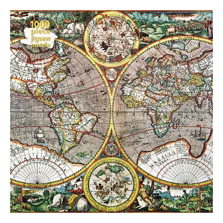 Adult Jigsaw Puzzle Pieter Van Den Keere: Antique Map Of The