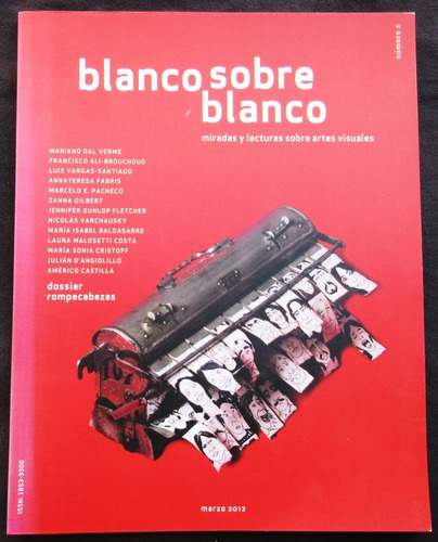 Blanco Sobre Blanco. Miradas Y Lecturas Artes Visuales Nº 2