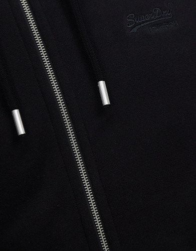 Exclusivo Poleron Con Capucha Superdry, Black L