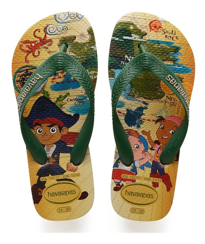 Zonazero Havaianas Ojotas Jake Y Los Piratas Niños