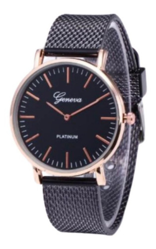 Relógio Feminino Geneva Luxo Analógico Quartz Barato