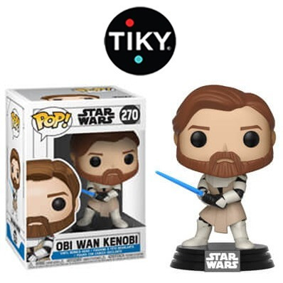 Funko Pop Obi Wan Kenobi #270 - Clon Wars Star Wars Jedi