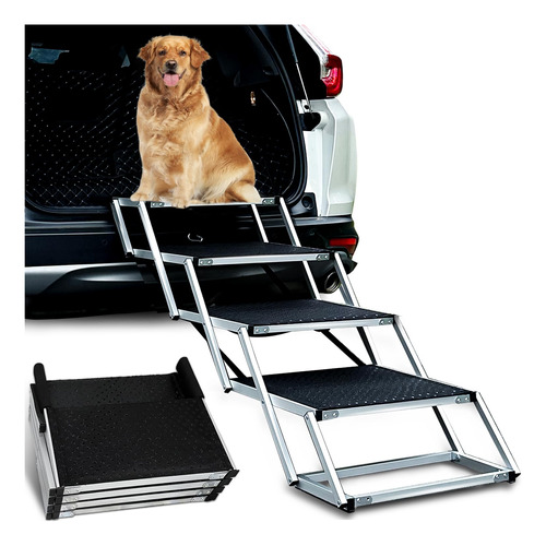 Rampa De Coche Para Perros, Escaleras Extra Anchas Para Perr