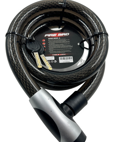 Linga Candado D/seguridad P/bicicl Fire Bird 25mm-eggobibe Negro