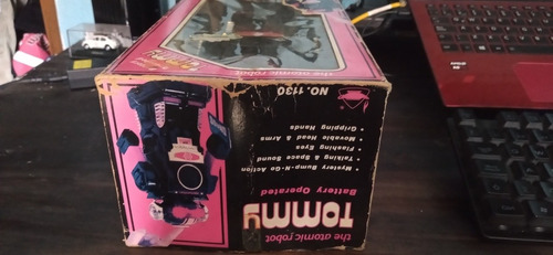 Robot Antiguo De Pilas The Atomic Robot Tommy (Usado)