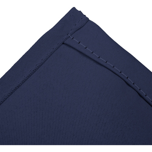 Cortinas Blackout Textil Living 130x210 2 Paños Importada Azul