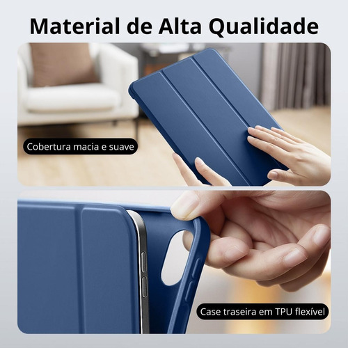 Capa Esr Proteção 360 P/ iPad 10 Geração Porta Apple Pencil