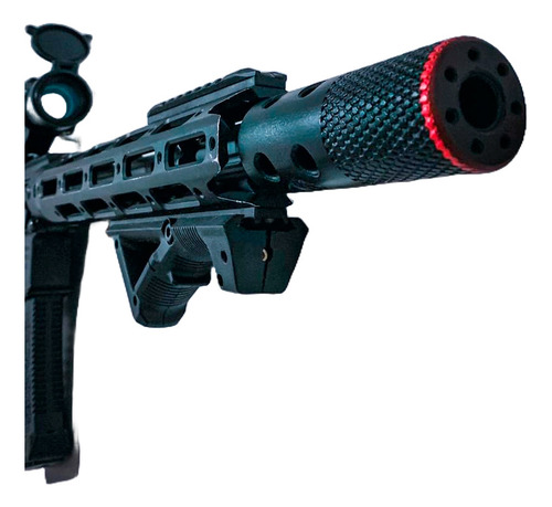 Supressor Silenciador Airsoft Ares Octarms Aeg Km15 (11cm)cw