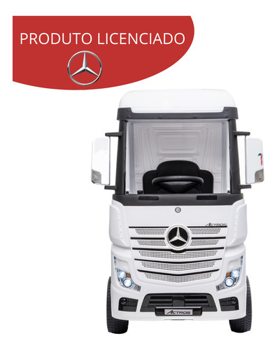 Caminhão Elétrico Mercedes Actros Com Carreta E Roda Eva