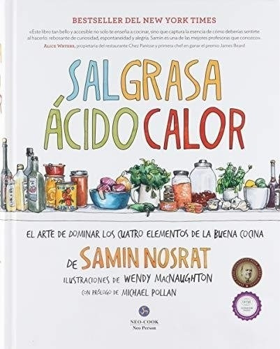 Sal Grasa Acido Calor, de SAMIN NOSRAT. Editorial NEO PERSON, tapa blanda en español, 2018