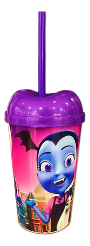 Vaso Pitillo Vampirina Botilito Sorpresa Piñata  X12 Und 